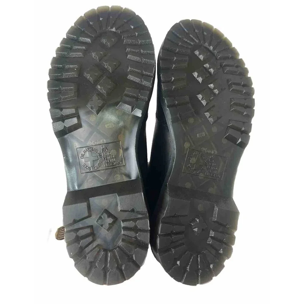 Dr. Martens Black Leather Chelsea Fur-Lined Combat Boot - Picture 11 of 12